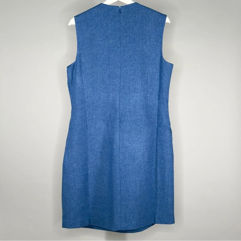 NWT FRANCES VALENTINE CALLISTA WOOL-BLEND DRESS Sz L - Picture 9 of 15